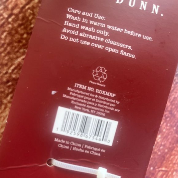 Rae Dunn Holiday Rolling Pin Tis The Season red - Picture 3 of 7